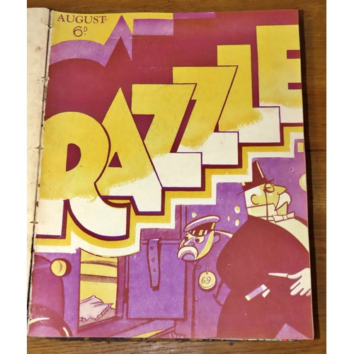 596A - Razzle magazine was published 1932 to 1957. These issues are in the original early 1930s 12