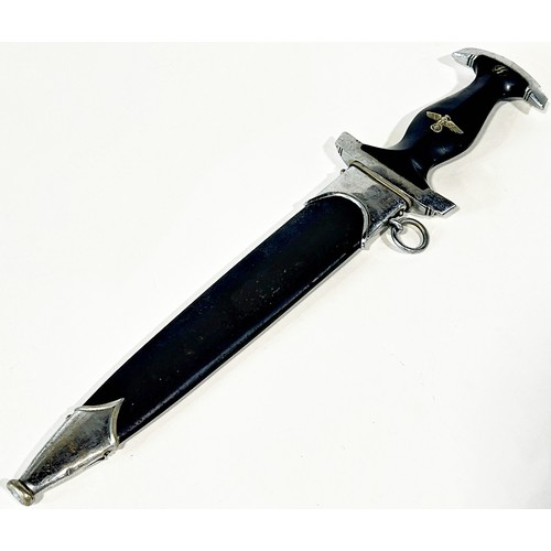 291 - A German Third Reich SS (Schutzstaffel) period dress dagger Robert Klaas, Solingen, complete with sc... 