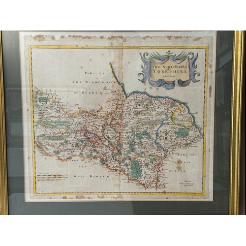 1772 - Robert Morden (c.1650-1703) - Three engraved maps of Yorkshire to include: 'The West Riding of Yorks... 