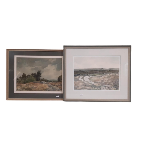 1887 - Eleven artworks to include three watercolours of landscapes by different artists: Joseph Pighills - ... 