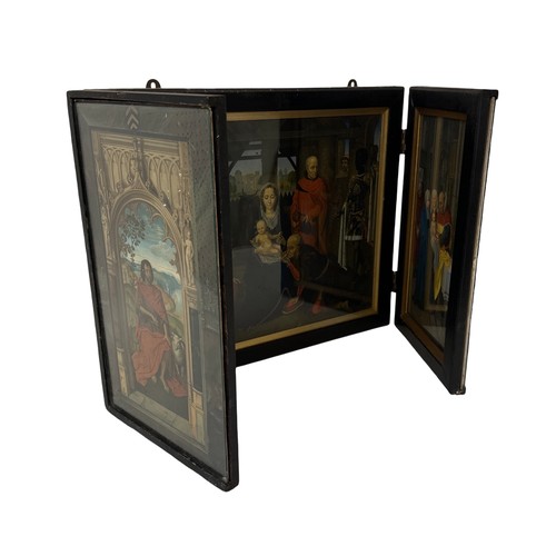 1863 - After Hans Memling (c. 1430-1494) The 'Jan Floreins Altarpiece' or 'Triptych of Jan Floreins', consi... 