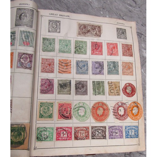 628 - The Strand stamp album, Great Britain and worldwide stamps to include British pre-perforation to inc... 