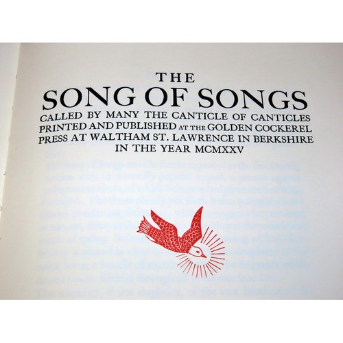 578A - The Song of Songs (1925) Folio Society edition 2017 (limited print 148/750)
White hardback cloth cov... 