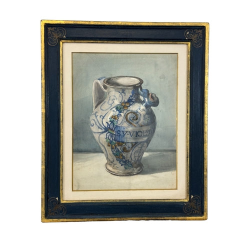 Alice Benson, late 19th century, a study of an Italian drug dar, watercolour on paper, gallery label and inscribed verso, 34.5 cm x 26 cm