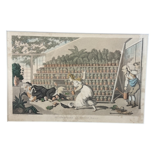 17 - Thomas Rowlandson, 1756-1827, two Georgian coloured engravings, 