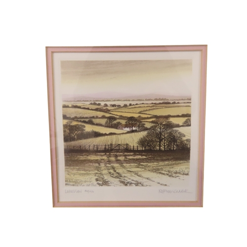 51 - KATHLEEN CADDICK, 20th century, Lake View, lithograph, signed, titled and numbered 46/150, 16.5cm x ... 