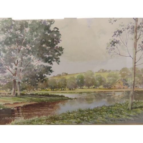 66 - RAY STIMPSON F.R.S.A, 20th century, The River Wye, watercolour, 34cm x 21cm