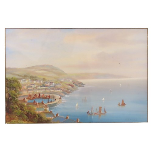 177 - G.M. Avondale - Seven watercolours of coastal and maritime scenes, all signed below, largest 20 x 30... 