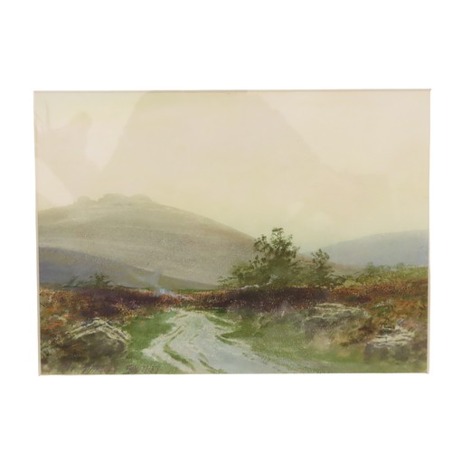 182 - Rubens Southey (1881 - 1933) - Two highland scenes: one depicting shepherd and flock, watercolour, s... 