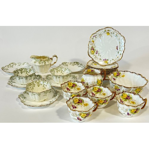 39 - A quantity of coffee cups and saucers, bowls, tea cups and saucers, etc to include Balmoral, Foley, ... 