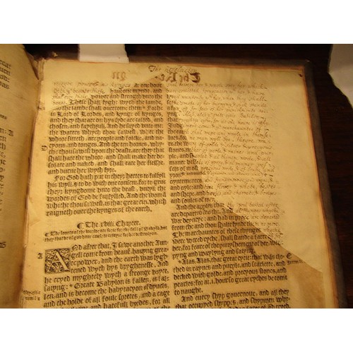 745 - Elizabethan Bible in English 1566 (The Great Bible), The Bible in Englyshe of the largest and greate... 