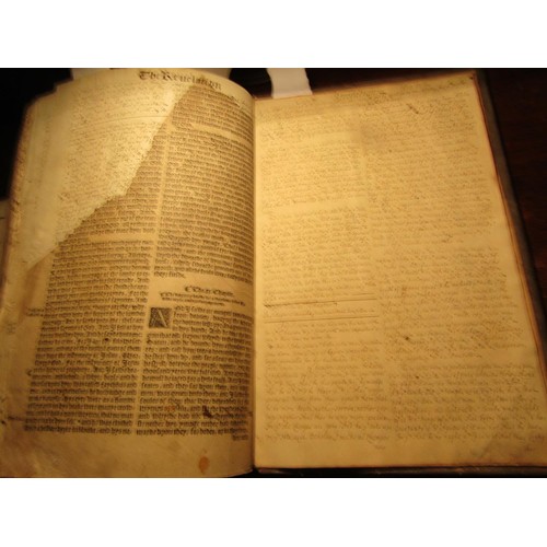 745 - Elizabethan Bible in English 1566 (The Great Bible), The Bible in Englyshe of the largest and greate... 