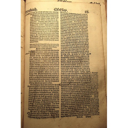 745 - Elizabethan Bible in English 1566 (The Great Bible), The Bible in Englyshe of the largest and greate... 