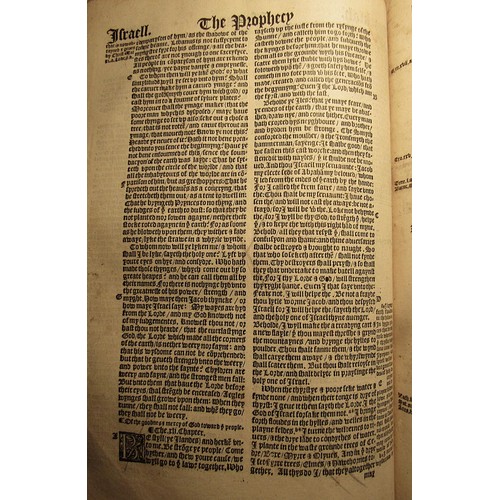 745 - Elizabethan Bible in English 1566 (The Great Bible), The Bible in Englyshe of the largest and greate... 