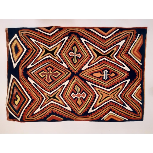 828 - Four early to mid 20th century Mola panels originating from the San Blas Islands, Panama and created... 