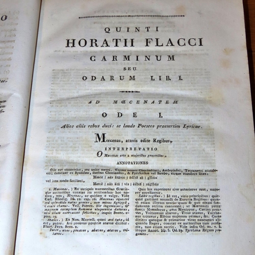 731 - Antiquarian interest to include Horatii Flacci Opera (2 volumes, 1816 & 1822), Gil Blas of Santillan... 