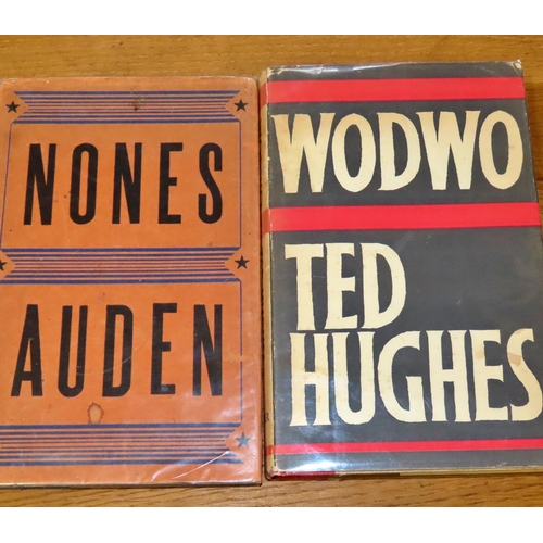 739 - A rare collection of works by Auden, Hughes, Frost and Woolman (4) all first editions
Nones by W H A... 