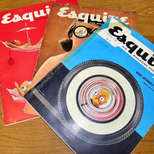 756 - Large collection of Esquire magazines and others from the 1950s