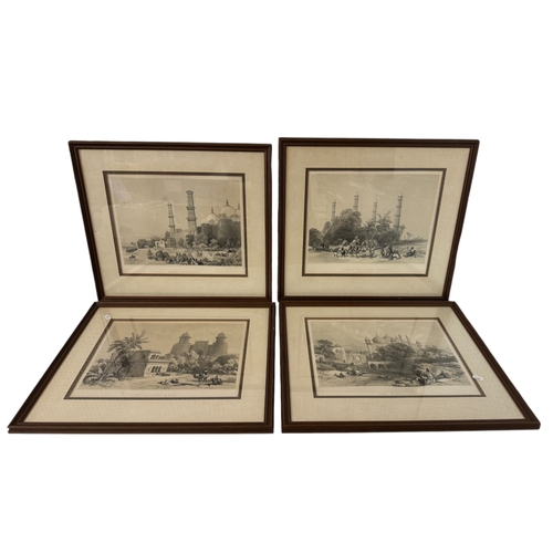 1998 - James Duffield Harding after Charles Stewart Hardinge (1822-1894) - Four lithographs from the series... 