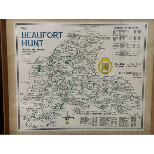 1995 - Eight hunting prints related to the Beaufort Hunt, four after Lionel Edwards to include: 'In 