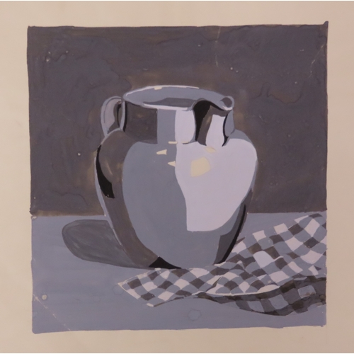 186 - TWO MID 20TH CENTURY STILL LIFE STUDIES, CIRCA 1950’s, gouache on paper. Larger study of a jug inclu... 