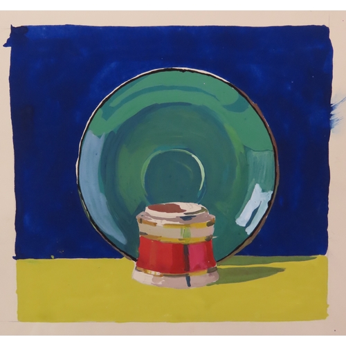 186 - TWO MID 20TH CENTURY STILL LIFE STUDIES, CIRCA 1950’s, gouache on paper. Larger study of a jug inclu... 