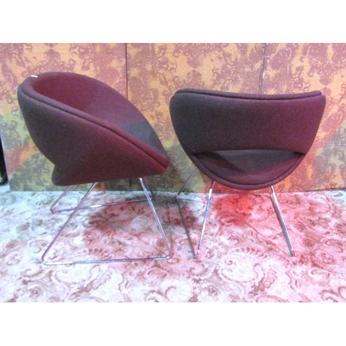 1277 - A pair of Boss design mid-century 'Happy' chairs