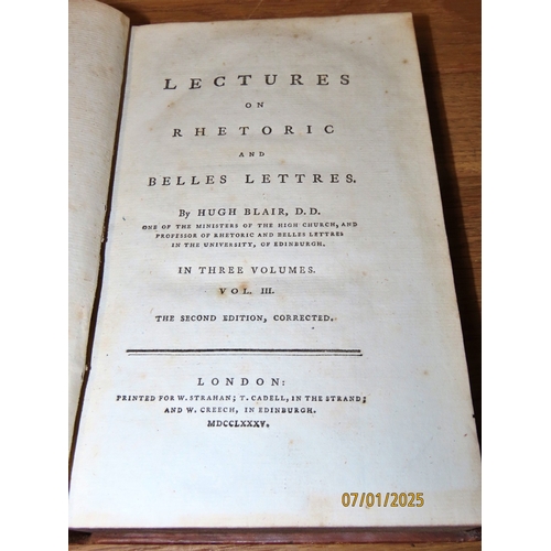 659 - A small library of 18th century books to include Samuel Butler's Remains (1759), The Life of the Gre... 