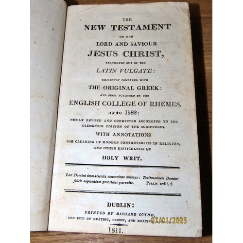 666 - A large Victorian Family Bible from Rev John Brown of Haddington, published by James Semple of Glasg... 