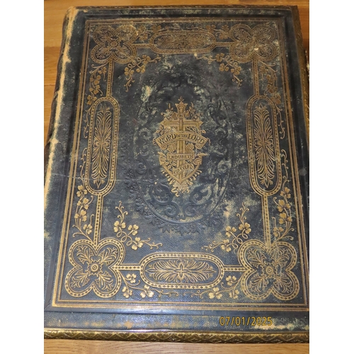 666 - A large Victorian Family Bible from Rev John Brown of Haddington, published by James Semple of Glasg... 