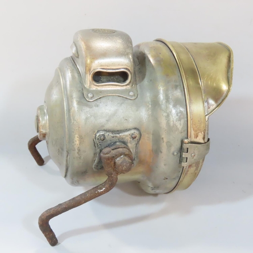 542 - A Vintage Powell & Hammer Ld Motorcycle headlamp.