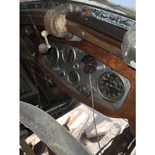 1488 - A Riley Saloon For Restoration. Registration number BJJ214. First registered 1934, in dark blue live... 