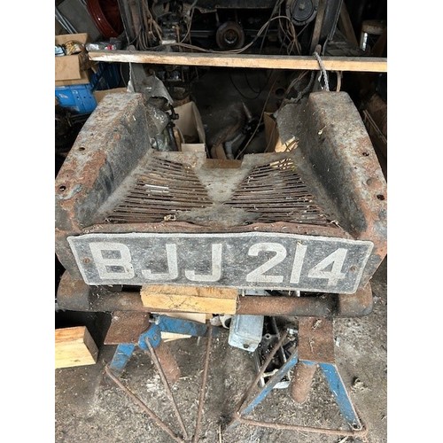 1488 - A Riley Saloon For Restoration. Registration number BJJ214. First registered 1934, in dark blue live... 