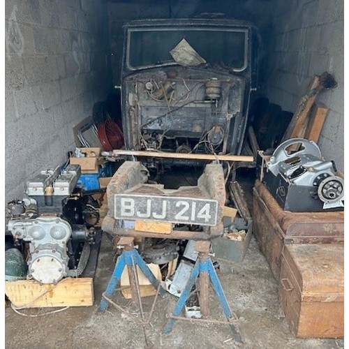 1488 - A Riley Saloon For Restoration. Registration number BJJ214. First registered 1934, in dark blue live... 