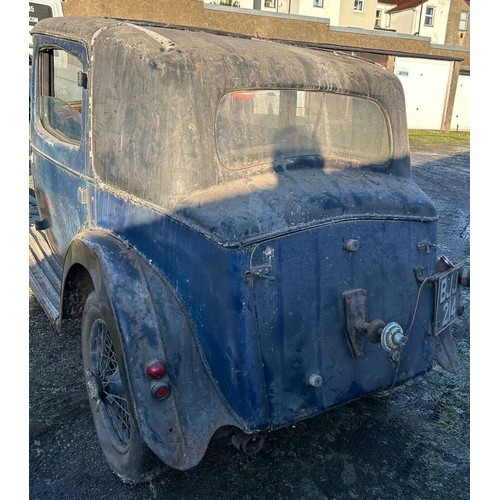 1488 - A Riley Saloon For Restoration. Registration number BJJ214. First registered 1934, in dark blue live... 