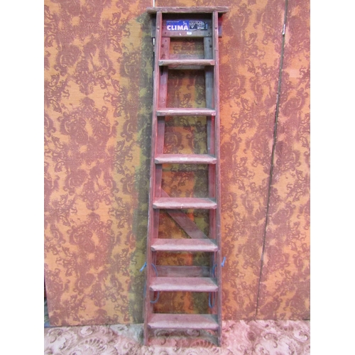 1066 - A Clima Vintage pine folding step ladder (sold for display purposes only)