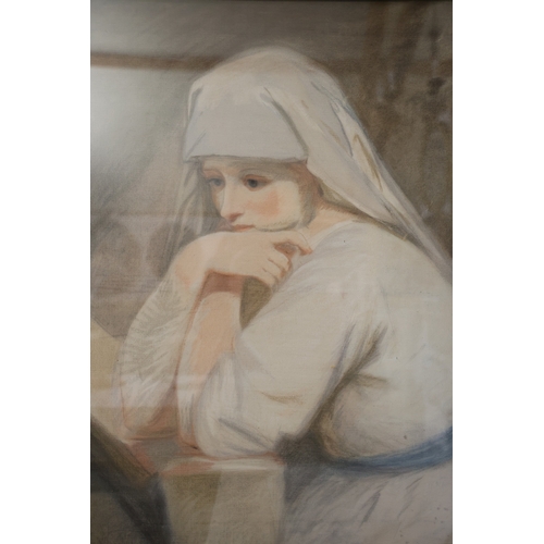 1879 - Two pastels after Catherine Anne Cope, Countess of Aboyne (1771-1832), to include: 'The Madonna' and... 