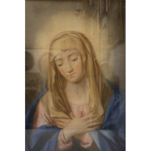 1879 - Two pastels after Catherine Anne Cope, Countess of Aboyne (1771-1832), to include: 'The Madonna' and... 