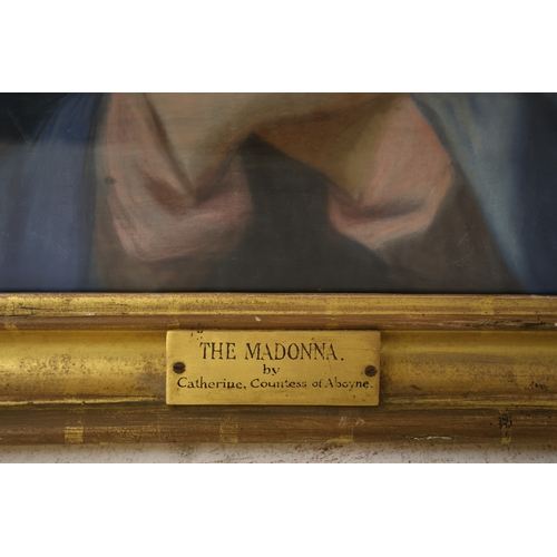 1879 - Two pastels after Catherine Anne Cope, Countess of Aboyne (1771-1832), to include: 'The Madonna' and... 