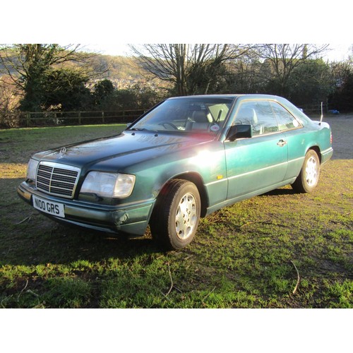 1490A - A Mercedes E320 Coupe, Automatic, petrol 3199cc, Reg N100 GRS, Green, Mileage 159900, 3 owners to da... 