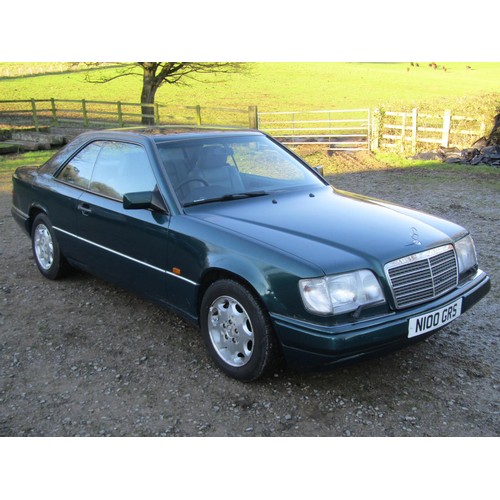 1490A - A Mercedes E320 Coupe, Automatic, petrol 3199cc, Reg N100 GRS, Green, Mileage 159900, 3 owners to da... 