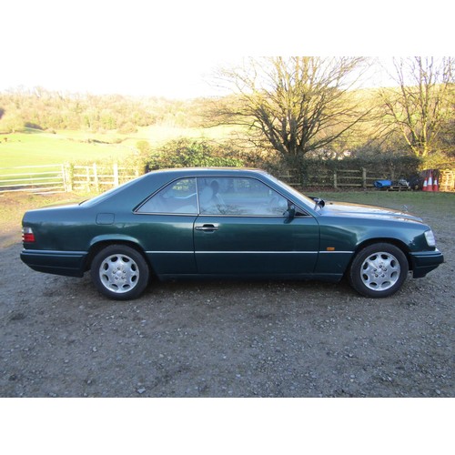 1490A - A Mercedes E320 Coupe, Automatic, petrol 3199cc, Reg N100 GRS, Green, Mileage 159900, 3 owners to da... 