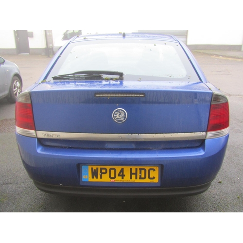 1489 - Executors Instructions: A Vauxhall Vectra Energy 5 Dr Hatchback, Reg WP 04 HDC, Petrol, 1796cc, Blue... 