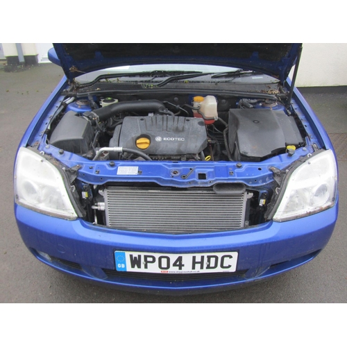 1489 - Executors Instructions: A Vauxhall Vectra Energy 5 Dr Hatchback, Reg WP 04 HDC, Petrol, 1796cc, Blue... 