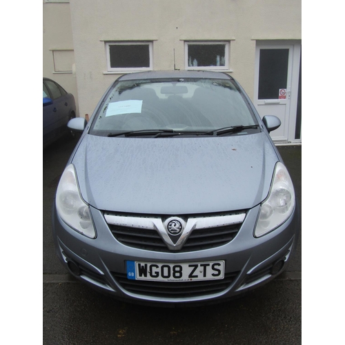 1490 - Executors Instructions: A Vauxhall Corsa Breeze CDTI 5 Dr Hatchback, Reg WG 08 ZTS, Diesel, 1248cc, ... 