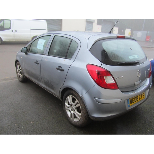 1490 - Executors Instructions: A Vauxhall Corsa Breeze CDTI 5 Dr Hatchback, Reg WG 08 ZTS, Diesel, 1248cc, ... 