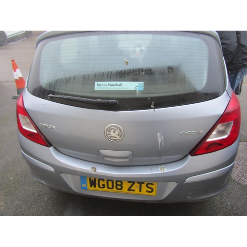 1490 - Executors Instructions: A Vauxhall Corsa Breeze CDTI 5 Dr Hatchback, Reg WG 08 ZTS, Diesel, 1248cc, ... 