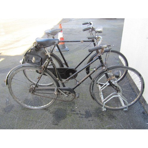 1591 - Two vintage 20th century bicycles (2)