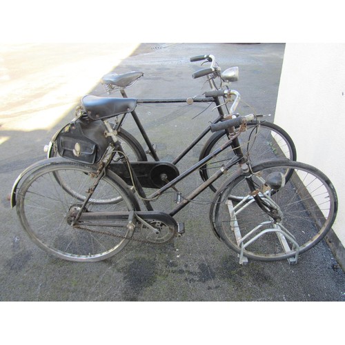 1591 - Two vintage 20th century bicycles (2)