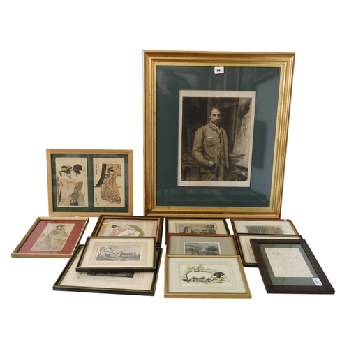 1941 - Thirteen framed works: Robert Walker Macbeth RA (1848-1910) After William Quiller Orchardson RA (183... 